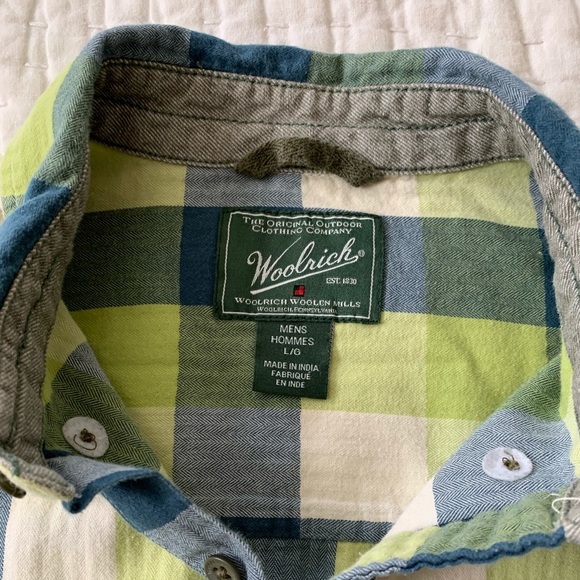 Woolrich Men’s Plaid Flannel - Picture 2 of 5